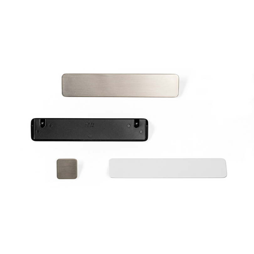 Shift Handle: Modern Brushed Nickel Cabinet Handles – Linear Standard