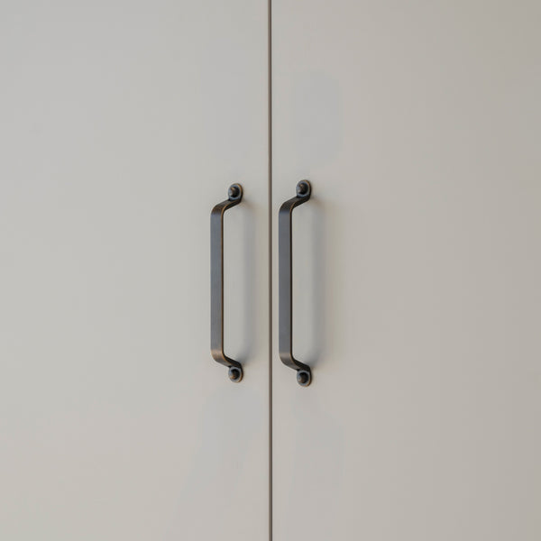 Button Handle: Classic Brass Cabinet Handles – Linear Standard